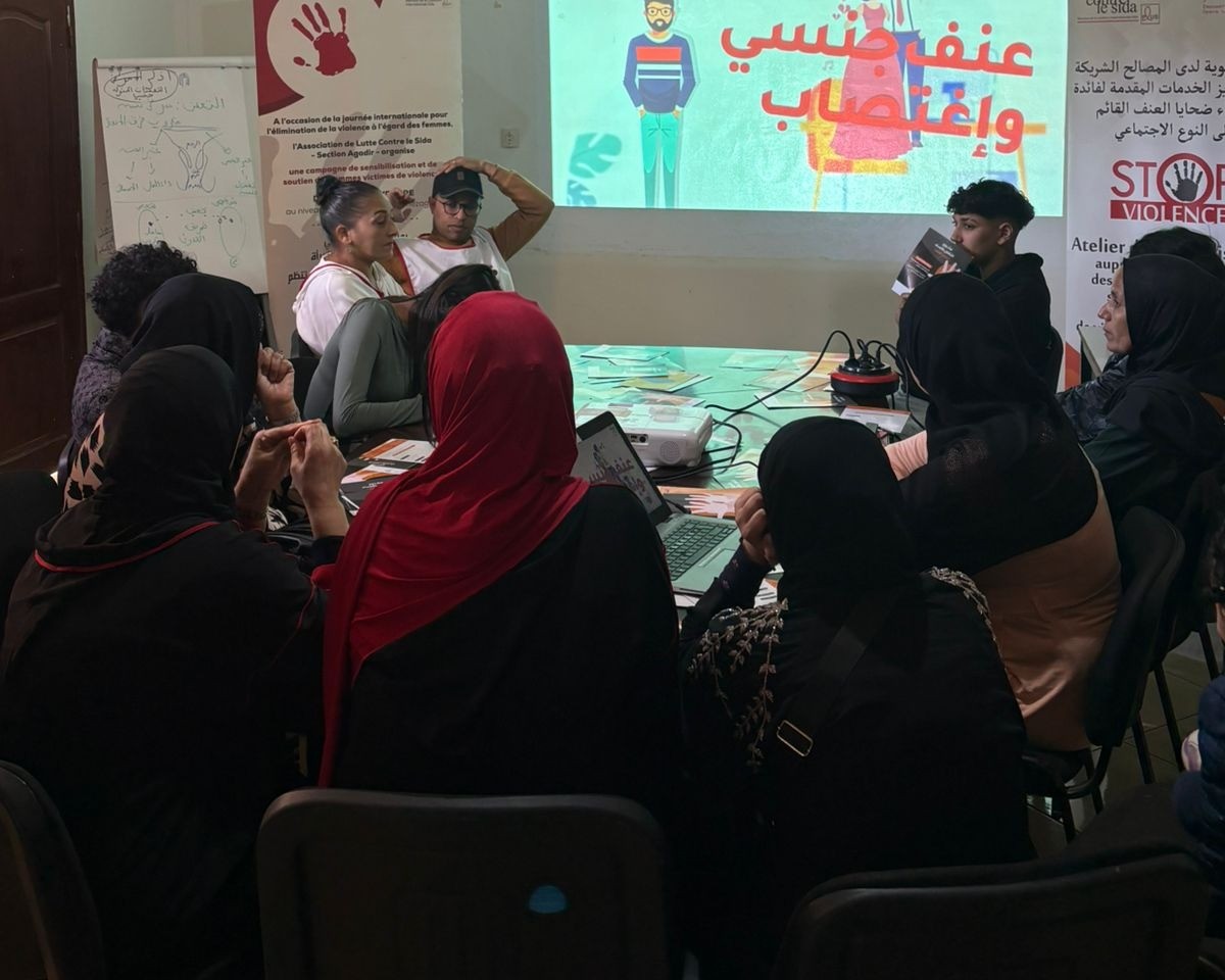 In Workshops werden die Teilnehmerinnen für Ziel der Veranstaltung war es, die Teilnehmerinnen für geschlechtsspezifische Gewalt sensibilisiert. Bild: ALCS.