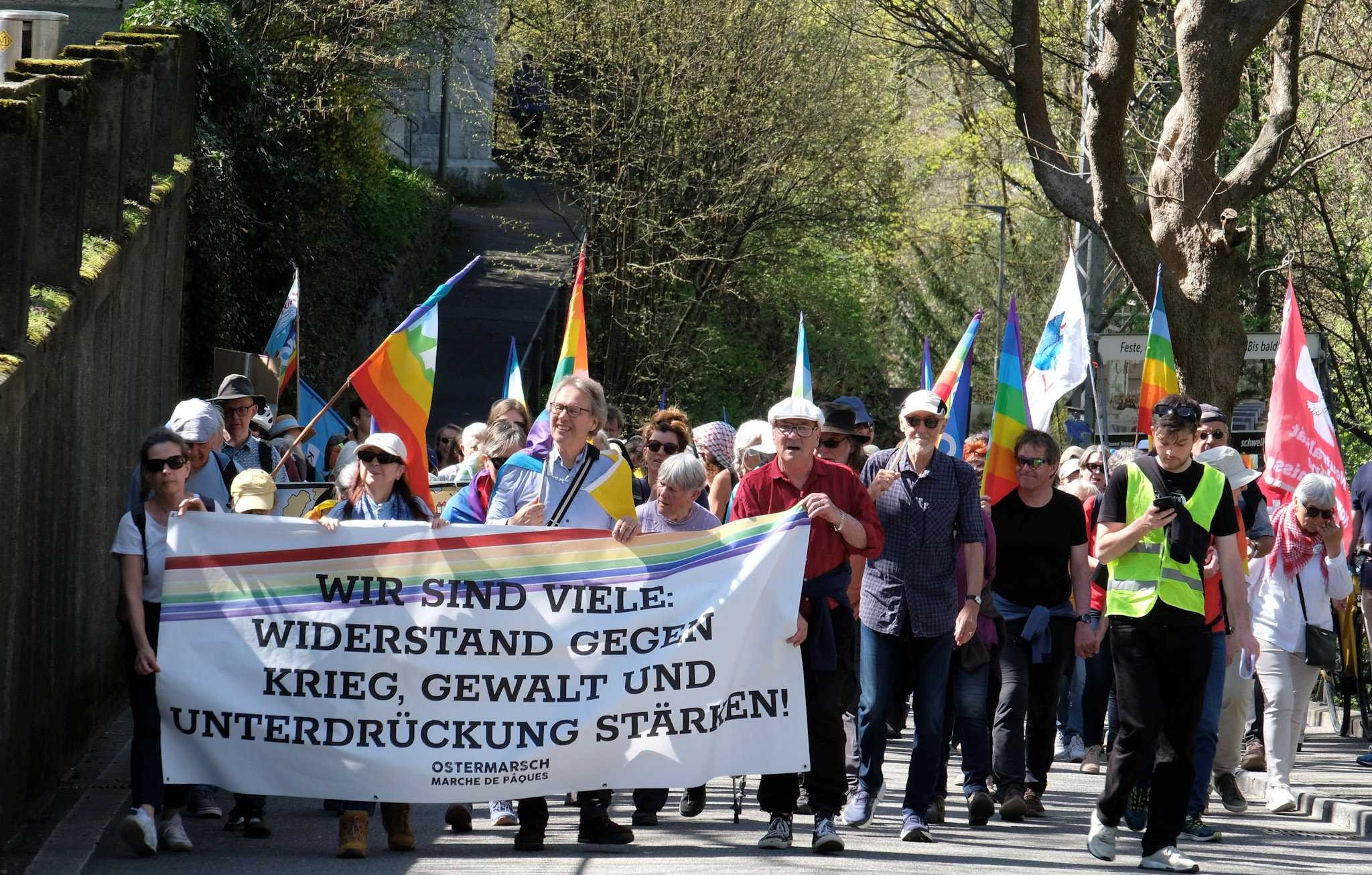 ... die Route führt durch Bern... Bild: Heinz Bichsel.