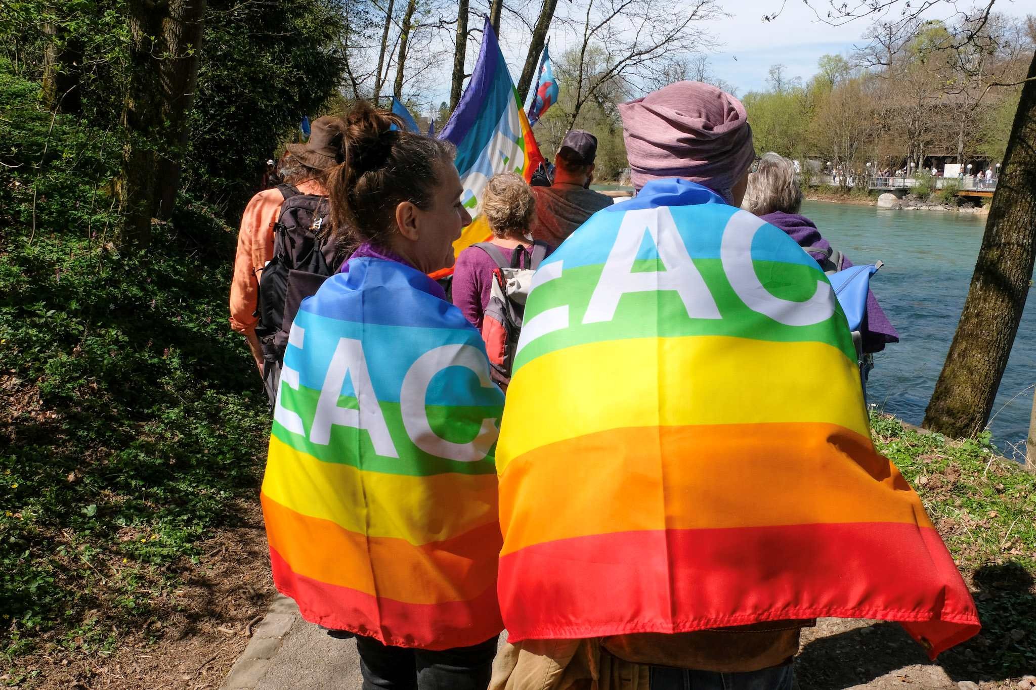 Das diesjährige Motto: Wir sind viele. Bild: Heinz Bichsel.