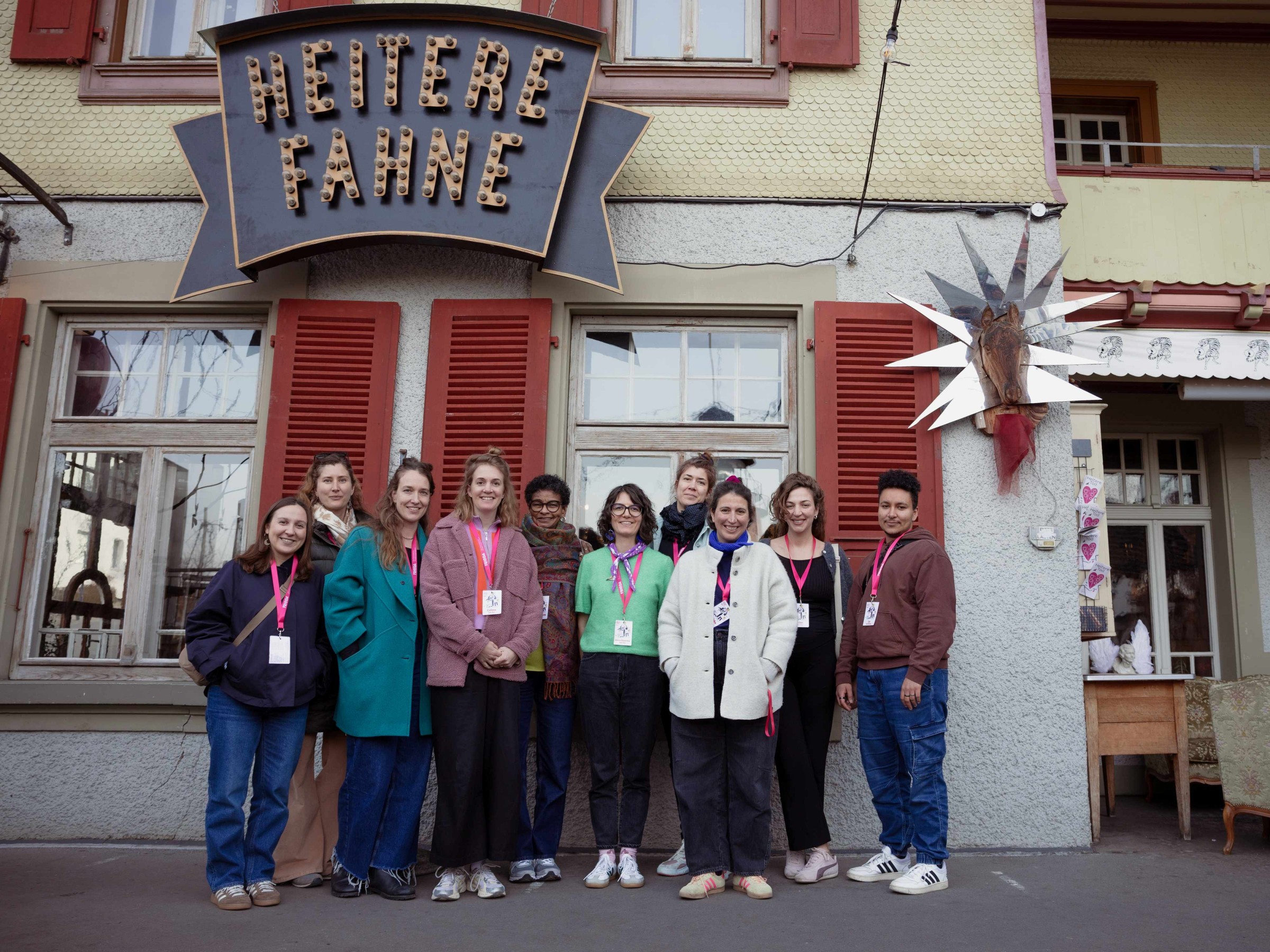 Ein Teil des Frieda-OK-Teams. Bild: Livia Walker.